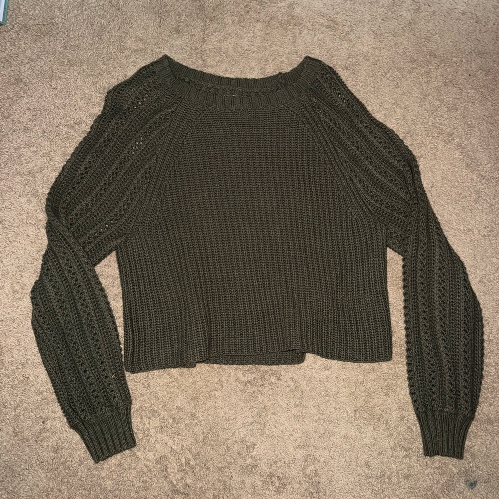 Green American Eagle Sweater